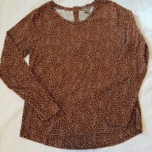 Duluth Trading Long Sleeve Rust Shirt Women’s Medium